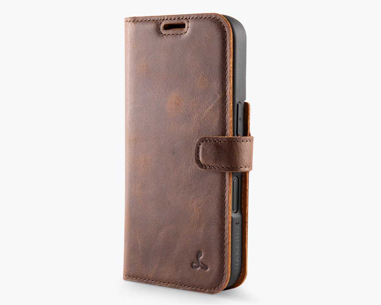 Apple iPhone 17e / 16e - Vintage Leather Wallet Phone Case | Snakehive